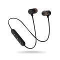 Wireless binaural stereo sports Bluetooth headset ear hanging running super long standby magnetic suction head neck hanging neck. 