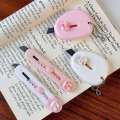 New cartoon bunny art cute mini portable unboxing tool for dismantling accounts, paper cutting knife, small knife. 