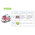 Hola Toy Ambulance Kids Early Learning Educational Plastic Role Play Ambulance Toys.