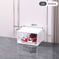 Wholesale Transparent Shoe Box Acrylic Shoe Box Shoe Box Magnetic Suction Side Door Shoes with Lid Storage Box Shoe BoxAJSneakers Storage.