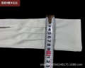 White three ribbed nitrile polyester etiquette gloves, nylon military parade labor protection gloves for both men and women, wear-resistant.