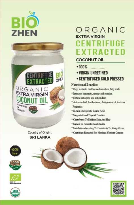 Organic%20extra%20virgin%20coconut%20oil%20Centrifuge%20extracted%20Bio%20Zhen%20500%20ml%20-%20Image%203