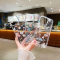 For iPhone 14 Plus Fresh Small Floral Epoxy TPU Phone Case.