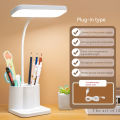 Rechargeable table Lamp LED Desk lamp With Pen Holder Multifunctional Table Lamp touch Control LED Reading Lamp.