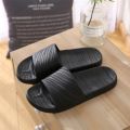Japanese style home slippers women's summer indoor home bathroom non-slip hotel couple sandals for home men to wear outside. 