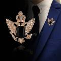 Suit Coat Rhinestone Brooch Jewelry Luxury Metal Pins And Brooches For Women.
