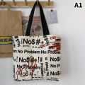 Canvas Bag Women's Shoulder Bag French Printed Women Tote Bag Canvas Shopping Bags Female Shoulder Bag Graduate Gift For Atsem Cherry Super Store. 