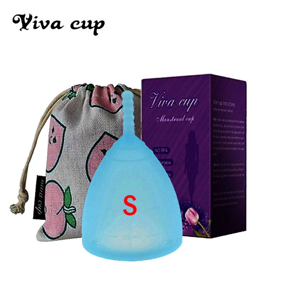 Viva Premium Purple color Small/Large Size Silicon Menstrual Cup