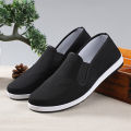 Wholesale old Beijing cloth shoes men's new photo scarf work shoes cow tendon sole black cloth shoes old eight road one foot cloth shoes. 