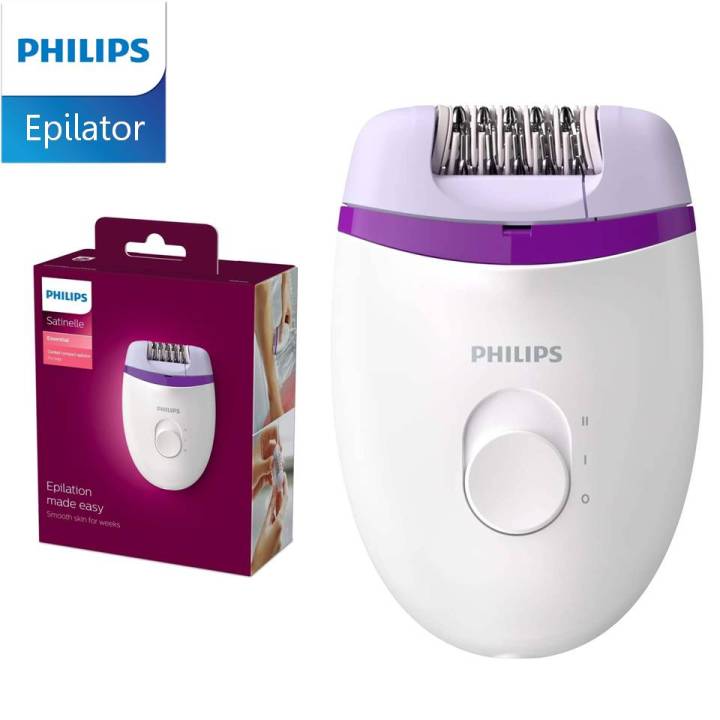 Philips BRE225/00 Satinelle Essential Corded Compact Epilator for Women