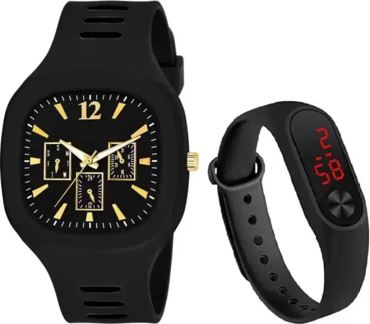BUY%201%20GET%201,%20New%20Silicon%20Analoge%20Fashionable%20Watch%20for%20Men,Fashion%20New%20Sports%20Bracelet%20LED%20Digital%20Watch%20Unisex,COMBO%20OFFER%20-%20Image%202