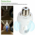 E27 Led Light Bulb Holder Infrared Pir Motion Sensor Socket Switch 110/220v For Families Offices. 