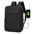 Student School Bag, Computer Bag, 15.5 Inch USB Casual Rechargeable Business Backpack, Gift Points Printed Logo.