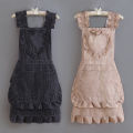 New Home Kitchen Apron Female Cute Cooking Western Fashion Antifouling Breathable and Wearable Work Apron Work Clothes.