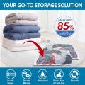 Vacuum Storage Bags with Hand Pump( 4 Pack Small bag )- Space Saver Solution for Home Organization Size 50x70cm. 