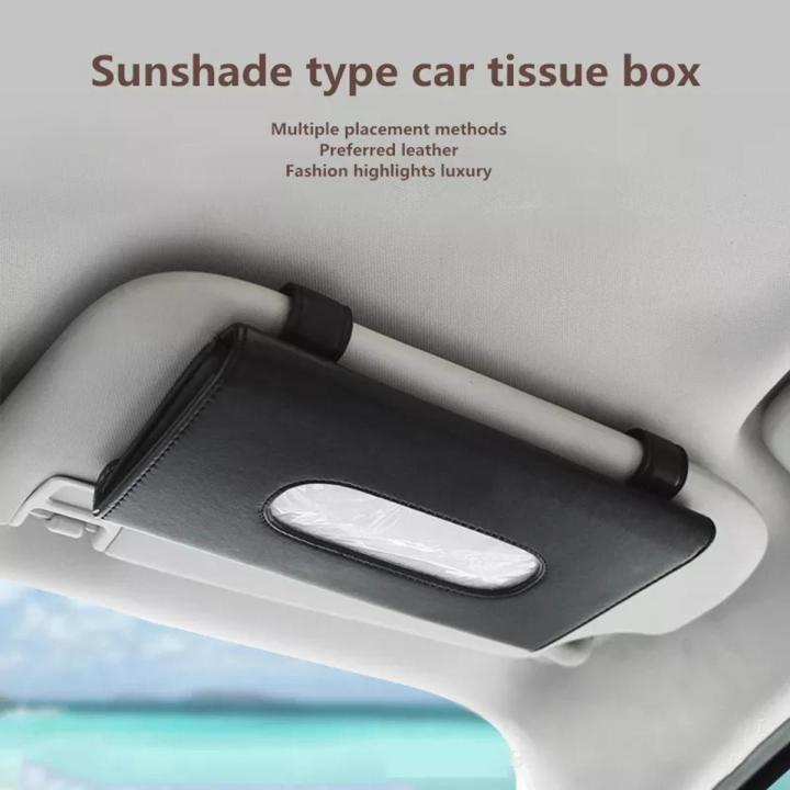 Car Sun Visor Tissue Box Holder