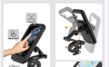 Adjustable 360° Bike/Motorcycle Phone Holder – Waterproof Handlebar Mount Stand for All Phones. 