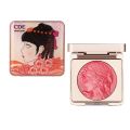CDE Highlighter Blush Peach Pallete 2 ColorsFace Blush Mineral Pigment Palette Shining Blusher Facial Shadow Cosmestics Powder.