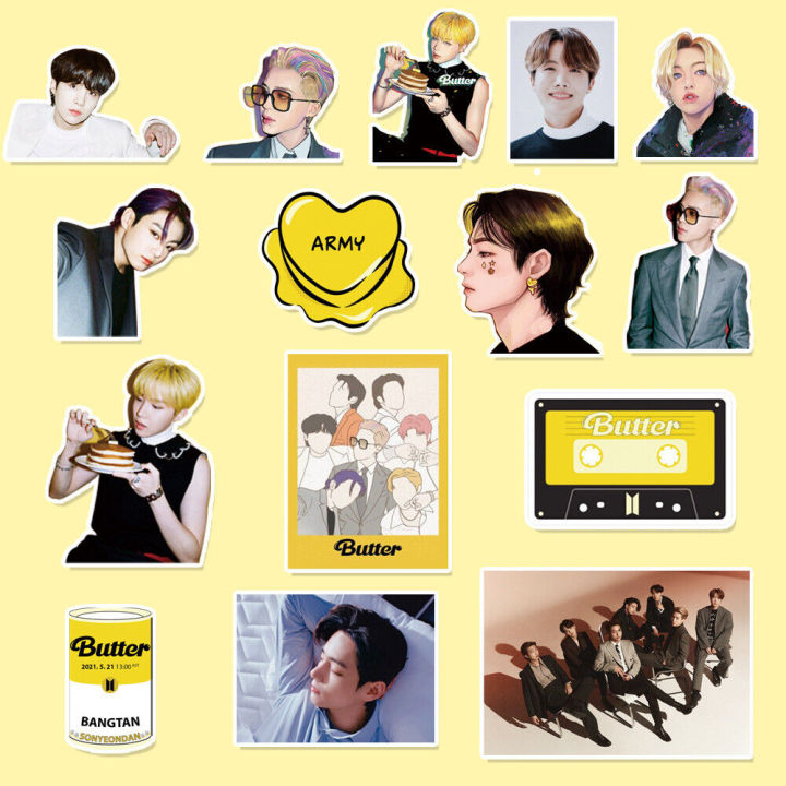 100%20pcs%20Set/%20BTS%20Butter%20Album%20Concept%20Stickers%20Set%20-%20Image%203