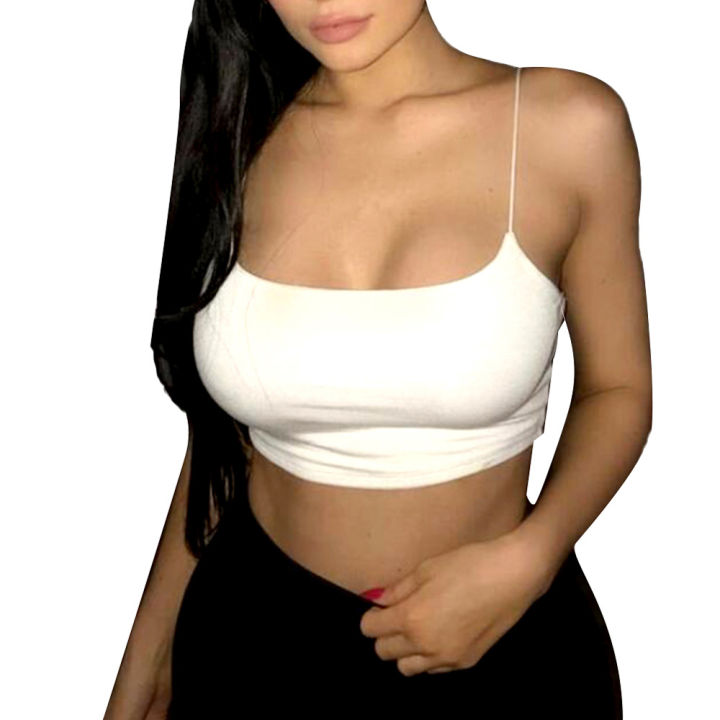 Women%20Spaghetti%20Straps%20Camisole%20Crop%20Top%20Bottoming%20-%20Image%203