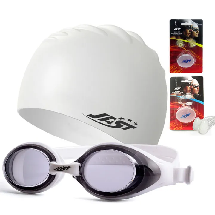 Jast%20Men's%20and%20Women's%20Swimming%20HD%20Waterproof%20Anti-Fog%20Plain%20Light%20Swimming%20and%20Swimming%20Cap%20Outfit%20Women%20-%20Image%202