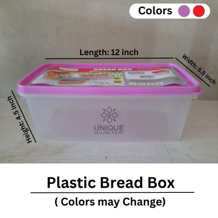 Plastic%20Bread%20Box,%20Kitchen%20Food%20Storage%20&%20Dispensers%20-%20Image%202