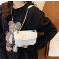 IELGY women's fashion chain one shoulder messenger small square bag. 