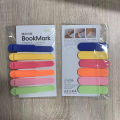 1/3/6Pcs Silicone Bookmark Clip Creative Stationery Notebook Page Divider School Supplies Simple Book Markers Reading Tools. 