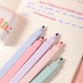 Fluorescent Highlighter Pens New Stationary Supplies Aesthetic Colored Markers Pens Kawaii Double Headed Pastel Highlighters Students. 