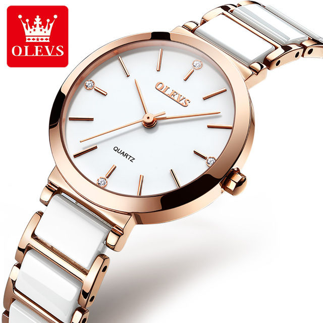 Olevs%205877%20White%20Ceramics%20Watchstrap%20Analog%20Wristwatch%20for%20Women%20-%20Image%205
