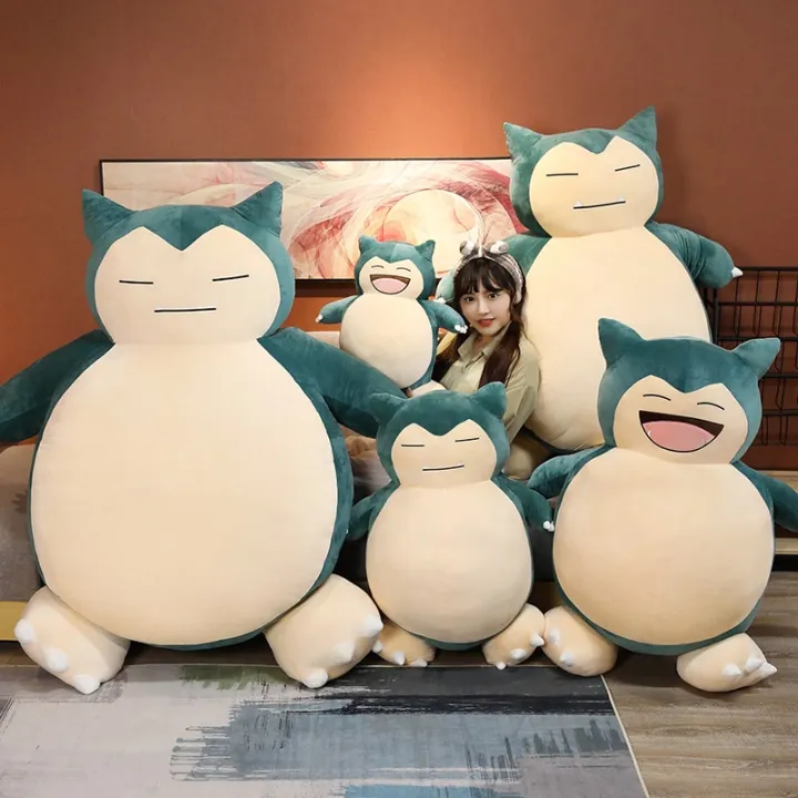 Pokemon Large Size 50-200cm Kabigon Snorlax Anime Soft Doll Plush Toys Pillow Bed Only Cover(no Filling) With Zipper Kids Gift