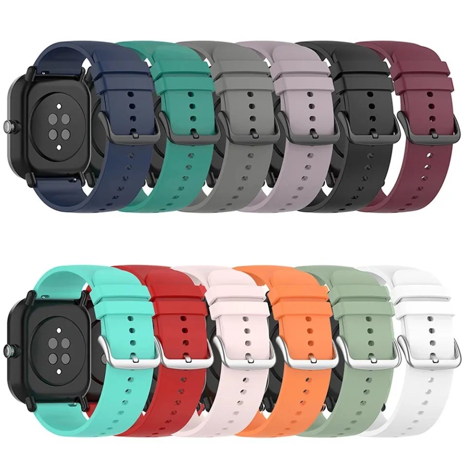 ToVioc 20 Mm Nylon Armband – Kompatibel Mit Amazfit GTS 4 Mini, Bip 3, Huawei Watch GT 3 & Mehr, Elastisch & Farbig