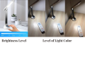 Rechargeable Folding Table Lamp /Touch Folding Lamp/ Desk Lamp / Reading Light/ Reading Lamp/ AC-DC Table Lamp/ DC Table Lamp.