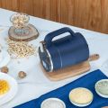 Grinder Household Small Powder Grinding Machine, Electric Mini Spice Grinder Add 5 Blades 304 Stainless Steel Grinding Fine Powder for All Kinds of Grains, Condiments, Coffee Beans (Blue).