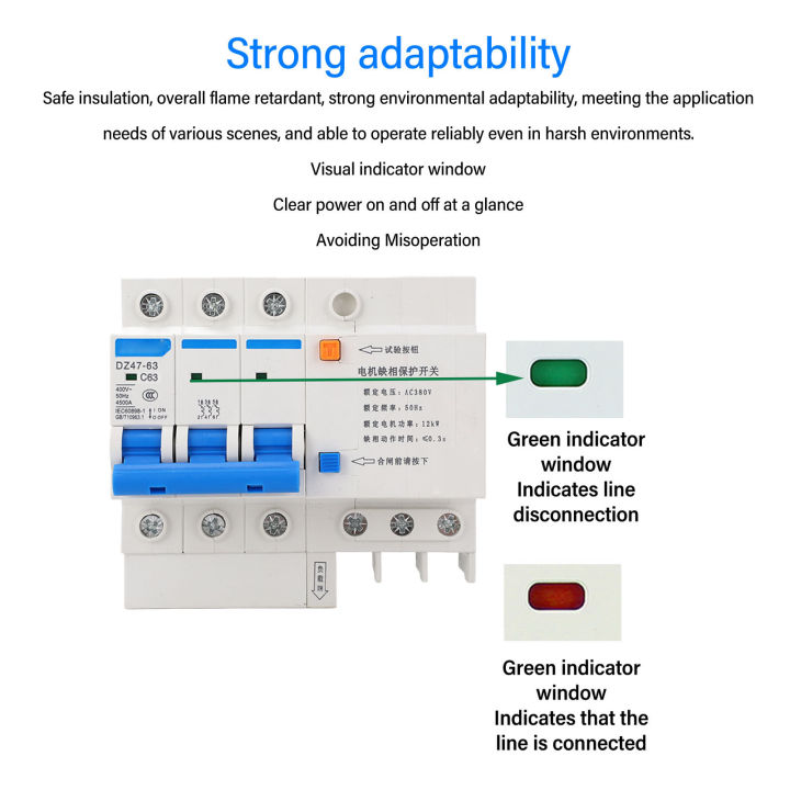 3%20Phase%20Motor%20Conservation%20Breaker%203P%2063A%20DIN%20Rail%20Mount%20Circuit%20Breaker%20-%20Image%203