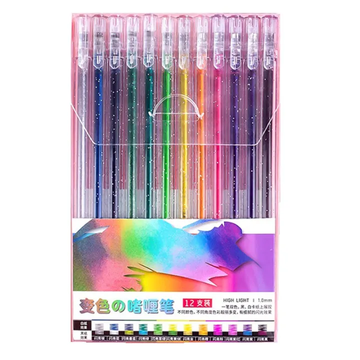 Glitter%20Gel%20Pen%20Kit%20Glitter%20Gel%20Pen%20Artist%20Colored%20Gel%20Markers%20Neon%20Pens%20for%20and%20Drawing%20B%20-%20Image%202