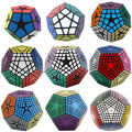 【Be worth】 Shengshou 2x2 5x5 6x6 7x7 8x8 9x9 Megaminxes Cubes 12 faces Dodecahedron Petaminx Kilominx Gigaminx toys. 