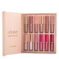 12 Color Lipstick Set Long-lasting Water Mirror Matte Solid Lip Gloss Moisturizing, 12pcs.