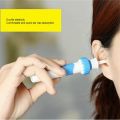 New Cimiva Ear Wax Removal Kit Ear Cleaner Automatic Electric Vacuum Earwax Remover-white+blue.