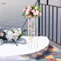 Acrylic Vase Wedding Centerpieces Table Vases Flower Rack Tall Flower Vases 40cmx25cmx25cm. 