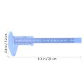 Slide Vernier Caliper Double Scale Plastic 0-150mm– Blue Color. 