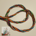 1 Yard of 12 Color Ship Cable Pure Copper 1 gauge.