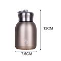 300ml Creative Mini Coffee Vacuum Flasks Lovely Steel Thermo Cup Cup Water Bottle Kitchen Tool Travel Portable. 