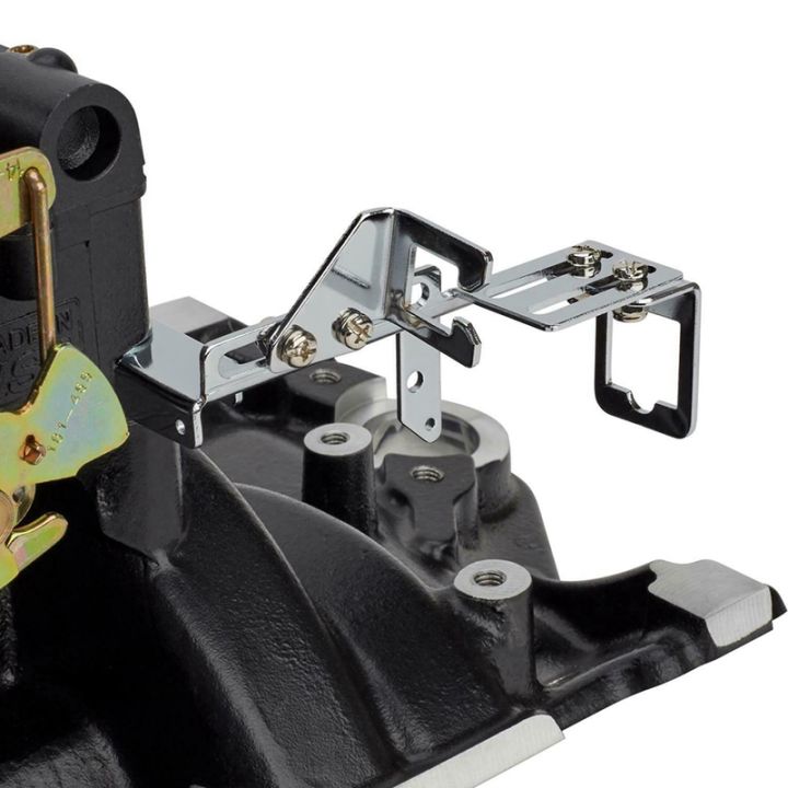 Throttle%20Cable%20Bracket,%202Pcs%20Adjustable%20Throttle%20Cable%20Bracket%20Kickdown%20Chrome%20Throttle%20Cable%20Mount%20for%20SBC%20BBC%20Holley%20-%20Image%207