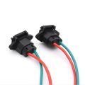 2pcs E-bike Three Vertical for 36V 48V with 12AWG Cable Charging Socket Battery Connector Plug Scooter Bike Parts. 