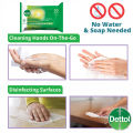 Dettol Antibacterial Disinfectant Wet Wipes Single Pack. 