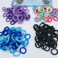 High elasticity towel ring that does not damage hair, seamless and fresh hair tie, colorful hair tie rubber band for girls.
