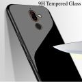 Nokia 7+ Nokia 7 Plus এর জন্য গ্লাস কেস হং কং ডিজাইনের টেম্পার্ড গ্লাস কেসিং গ্লাস ব্যাক ফোন কভার (Back Case Cover For Smartphone). 