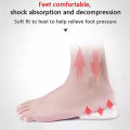 1-3cm Invisible Height Increase Insole Soft Silicone Gel Insoles for heel spurs pain Foot Massager Care cushion Half Heel Insole.