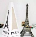 ডেকোরেশন 7 ইঞ্চি ধাতব আইফেল টাওয়ার স্ট্যাচু শোপিস - room decoration items.